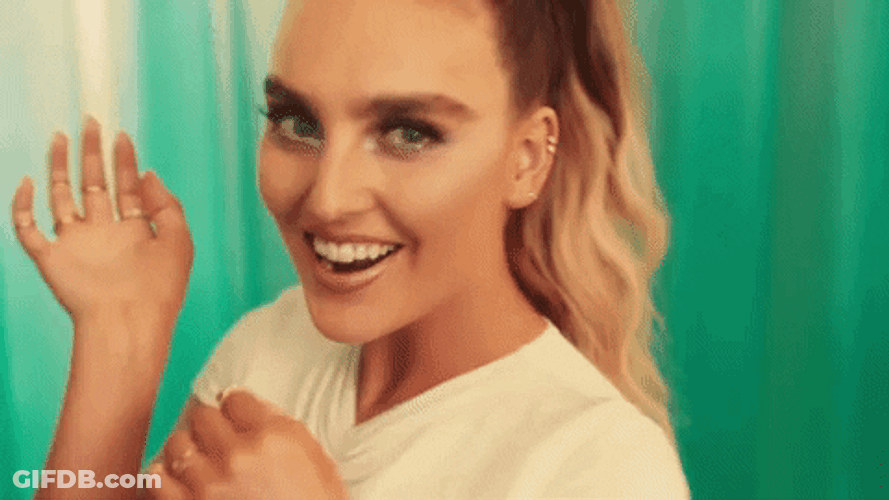 Perrie Pony Tail In Little Mix Holiday MV GIF