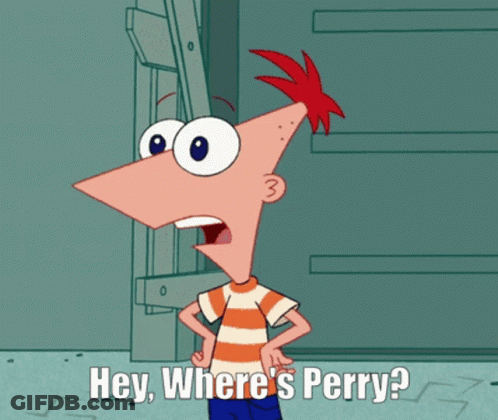 Perry The Platypus Holding Hands With Man GIF