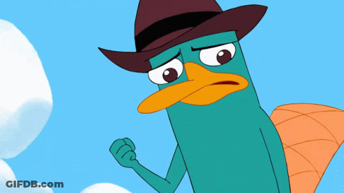 Perry The Platypus In Cowboy Hat Fist Bumping GIF