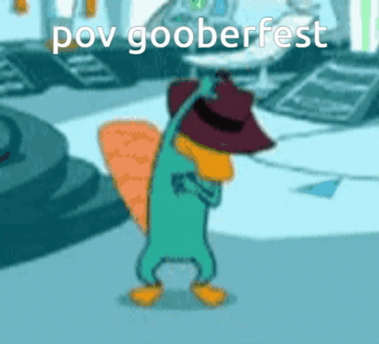 Perry The Platypus POV Gooberfest Moves GIF