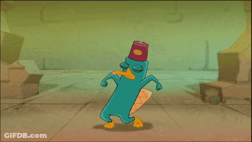 Perry The Platypus Wearing A Hat GIF