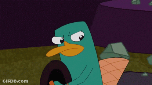 Perry The Platypus Wearing Hat GIF