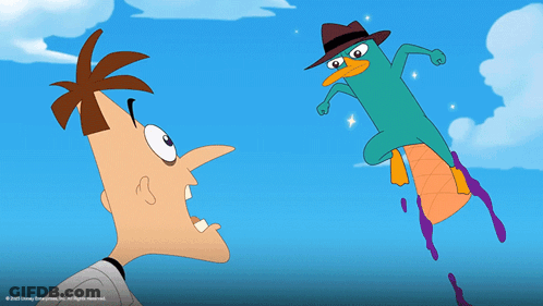 Perry The Platypus With Hat GIF