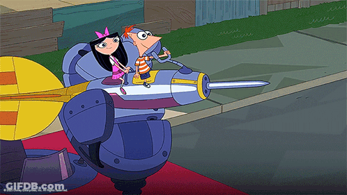 Perry The Platypus With Phineas And Ferb GIF