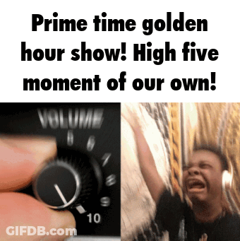 Person Adjusting Volume Knob Next To Boy Crying GIF
