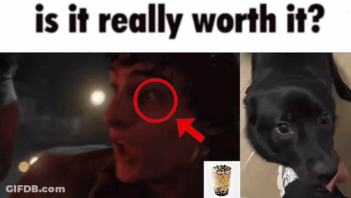 Person And Bubble Tea GIF