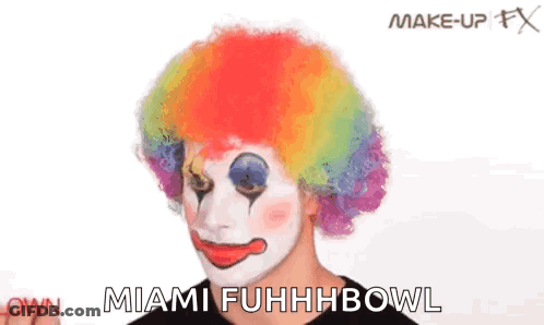Person Applying Makeup To Clown GIF