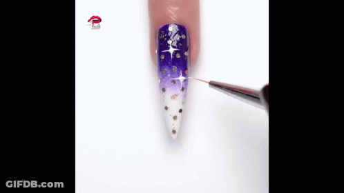 Person Applying Nail Polish GIF