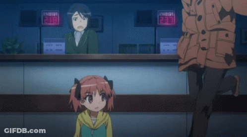 Person At Counter With 21 Sign GIF
