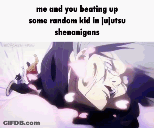 Person Beating Up Kid In Jujutsu Shenanigans GIF