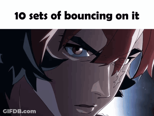 Person Bouncing On It 10 Sets GIF