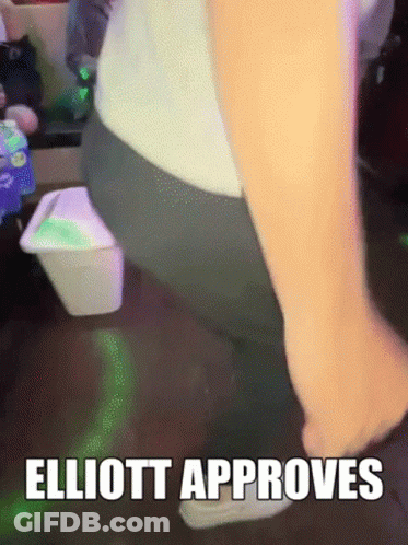 Person Butt With Elliott Approves GIF