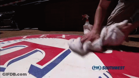 Person Cleaning Fox Southwest Sign GIF