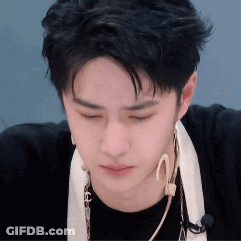 Person Close Up With Microphone GIF