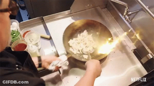 Person Cooking On Stove Netflix GIF