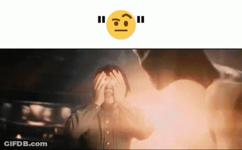 Person Covering Face With Smiley GIF