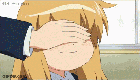 Person Covering Girl's Eyes 4GIFs GIF