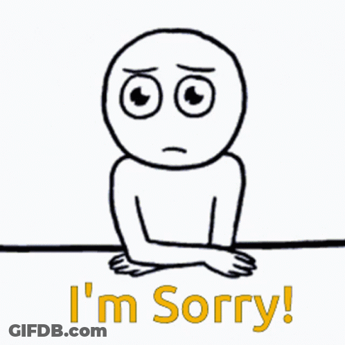 Person Crying Saying I'm Sorry GIF