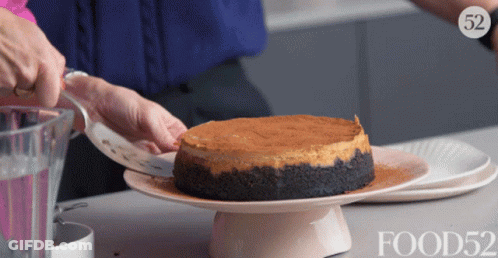Person Cutting Cake With 52 GIF