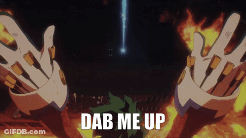 Person Dabbing With Dab Me Up GIF