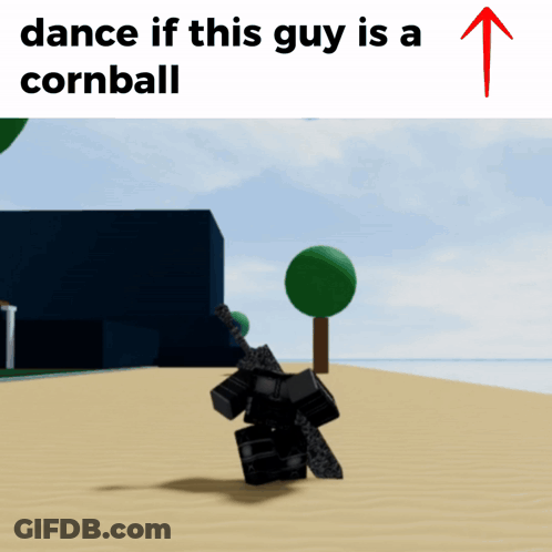 Person Dancing Dance If This Guy Is A Cornball GIF
