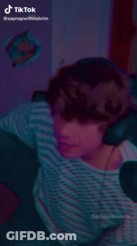 Person Dancing In Dark Room GIF
