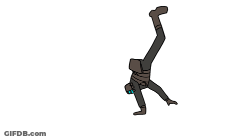 Person Doing Handstand On Back GIF