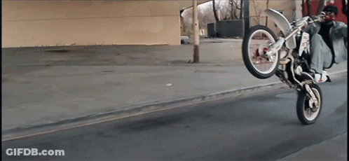 Person Doing Trick On Yamaha Dirt Bike GIF