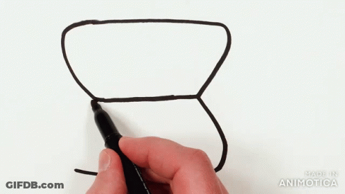 Person Drawing Circle Made In Animotica GIF