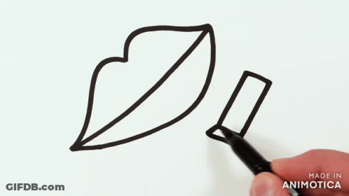 Person Drawing Circle With Marker Made In Animotica GIF