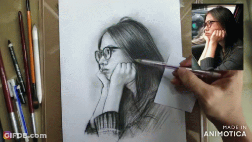 Person Drawing Hedgehog With Permanent Marker GIF