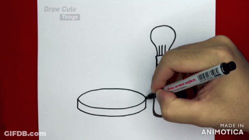 Person Drawing Makeup Brush GIF