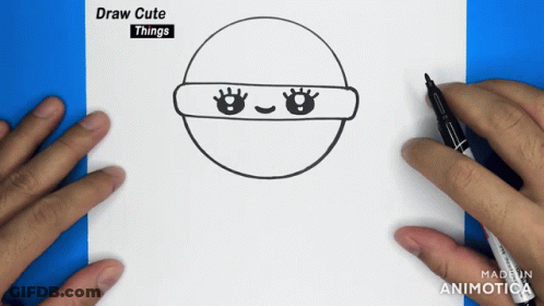 Person Drawing Ninja Draw Cute Things GIF