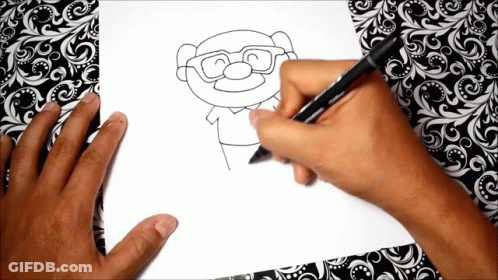 Person Drawing Ninja Saying Draw Cute Things GIF