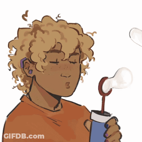 Person Drinking From Cup With Straw Saying C GIF