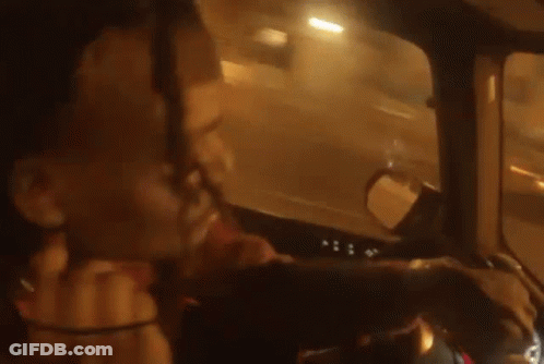 Person Driving Car Talking On Phone GIF