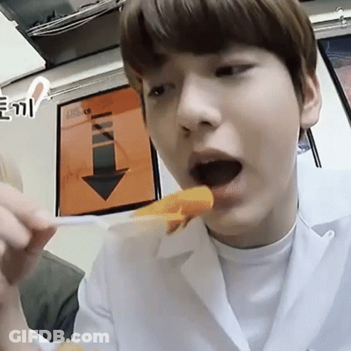 Person Eating Food With Fork GIF