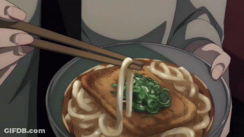 Person Eating Noodles With Chopsticks GIF