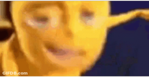 Person Face Close Up Blue Background GIF