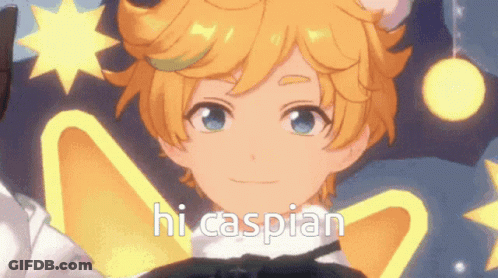 Person Face Close Up Hi Caspian GIF