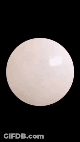 Person Face In Circle On Black Background GIF