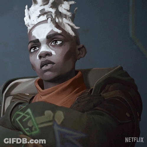 Person Face With Netflix Logo GIF