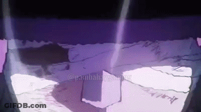 Person Face With Purple Background And Purple Light GIF