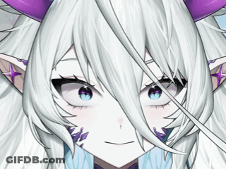 Person Face With Purple Horns GIF