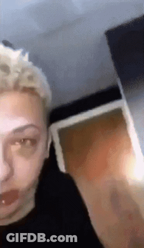 Person Face With Shadow GIF