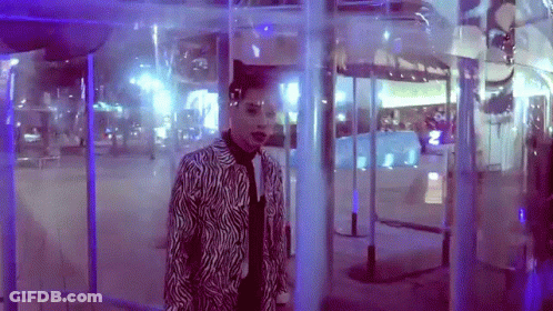 Person Falling Down Snowy Stairs GIF