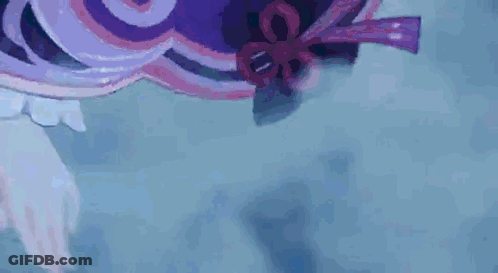 Person Feet In Video Game With Purple Dress And Red Bow GIF