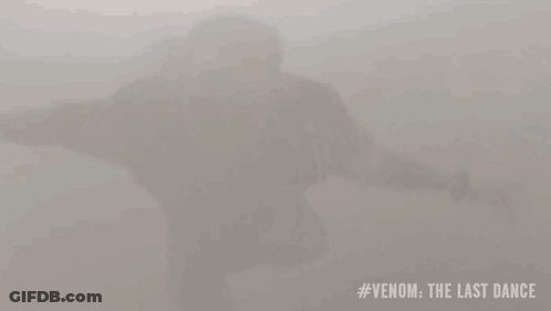 Person Flying Through Air With Venom Last Dance GIF