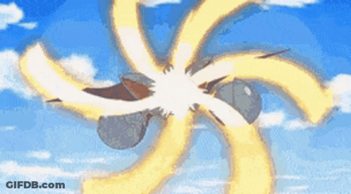 Person Flying With Swirl Of Light GIF