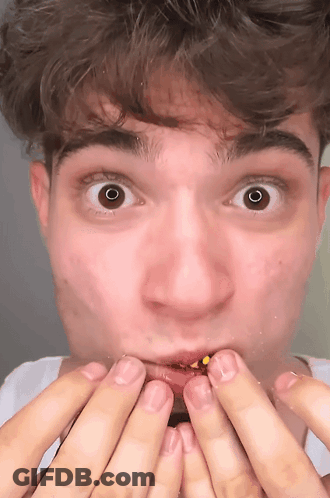 Person Hands Around Mouth GIF